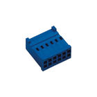 2,54 fil en plastique de double couche au type bleu du connecteur T de carte PCB de PBT
